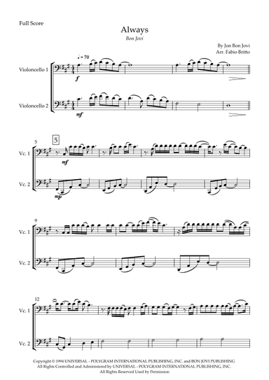 Always (arr. Fabio Britto)