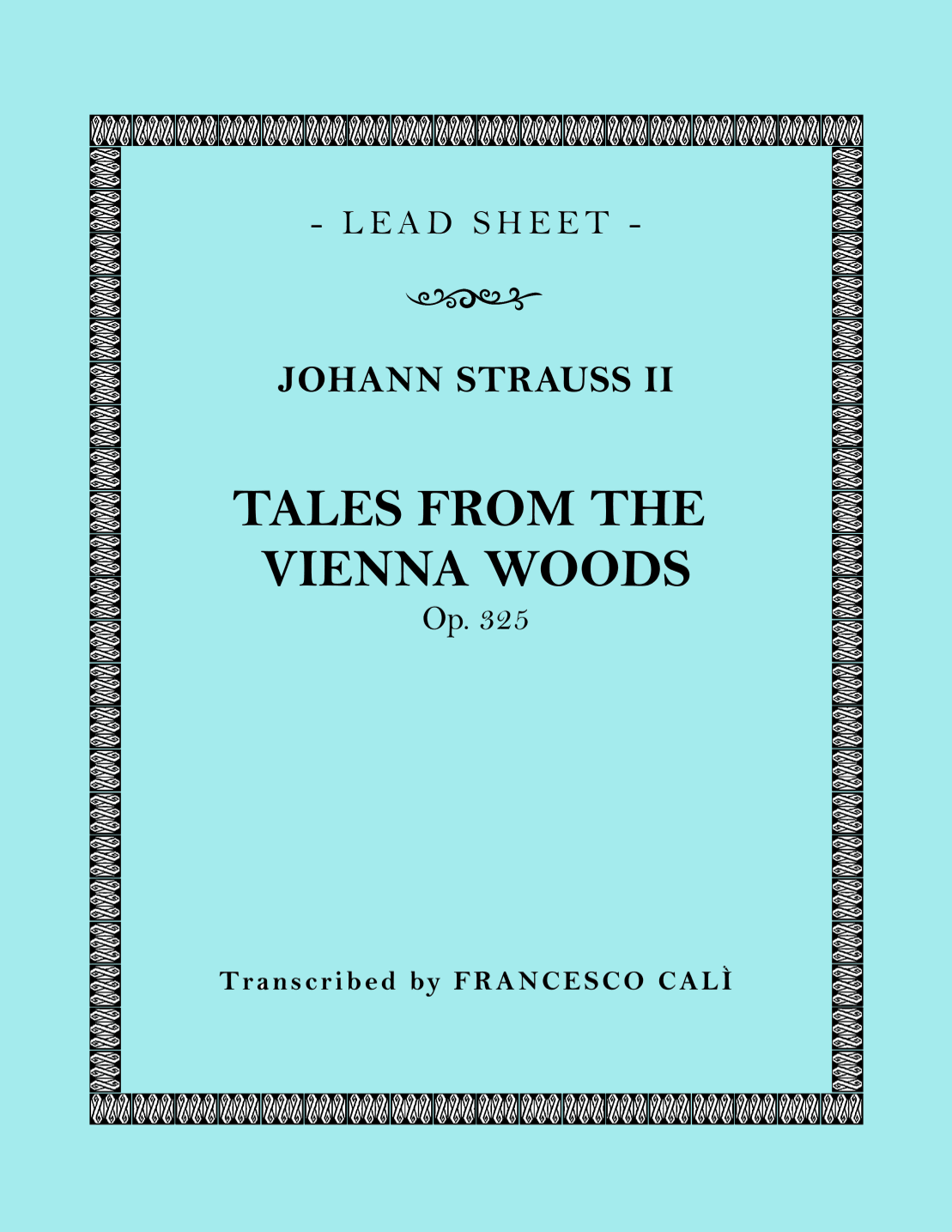 Tales from the Vienna Woods (arr. Francesco Calì)