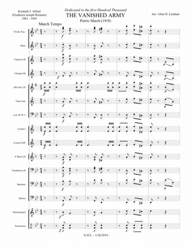 The Vanished Army (arr. Glen D. Lienhart)