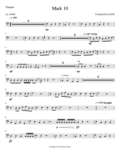 Mark 10 - Timpani