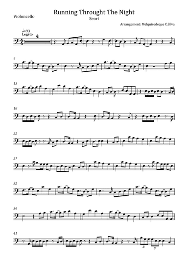 Running Through The Night (arr. Melquisedeque C.Silva)