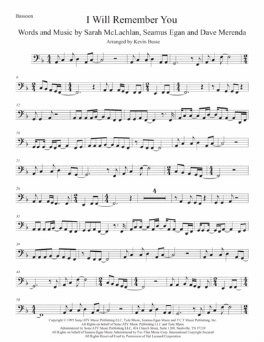 I Will Remember You (arr. Kevin Busse)