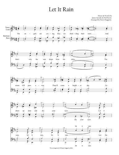 Let It Rain (arr. Dawn Haggerty)