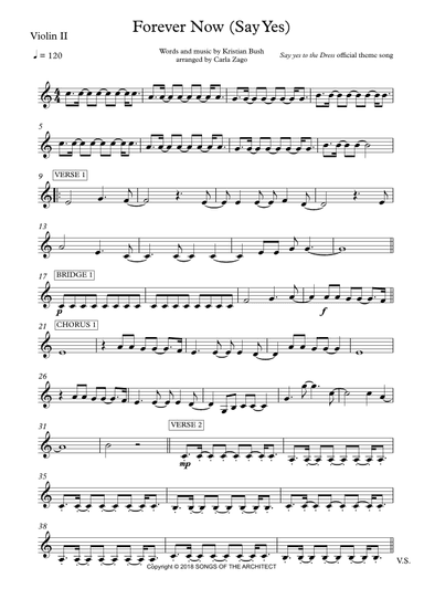 Forever Now (say Yes) (arr. Carla Zago)