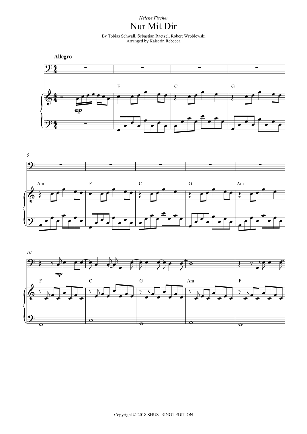Nur Mit Dir (arr. Kaiserin Rebecca)