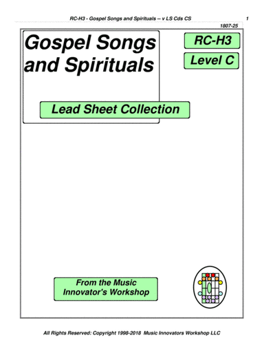 RC-H3 - Gospel Songs and Spirituals (Key Map Tablature) (arr. John M. Honeycutt)