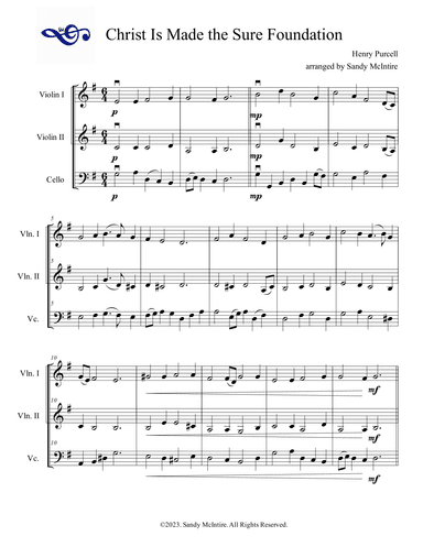 Christ Is Made the Sure Foundation (arr. Sandy McIntire)