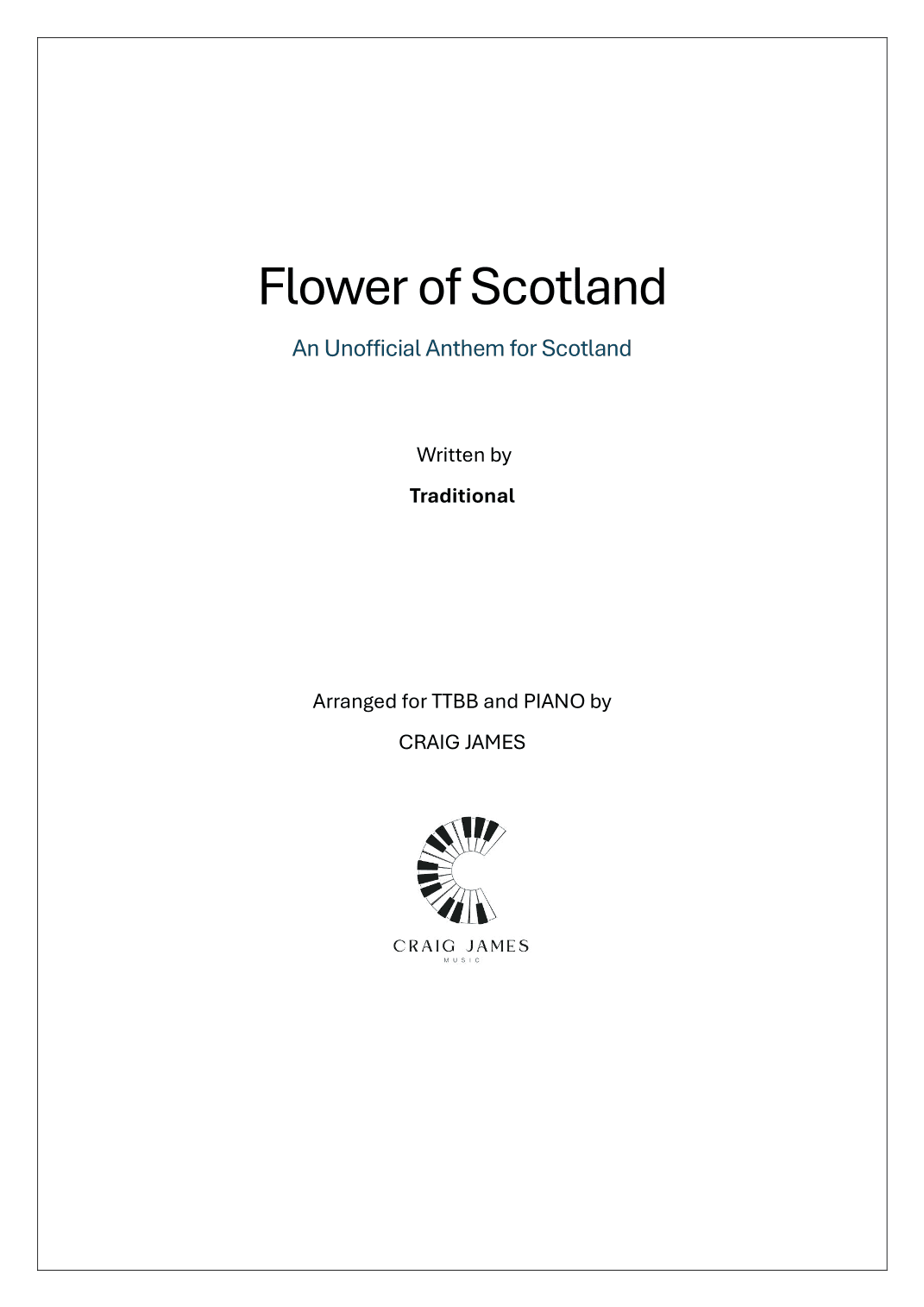 Flower of Scotland (arr. Craig James)