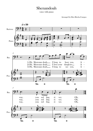 Shenandoah (arr. Davi Rocha Campos)