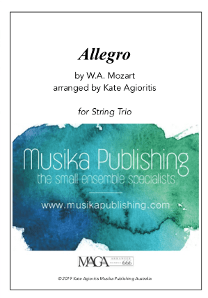 Allegro - for String Trio (arr. Kate Agioritis)