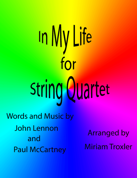In My Life (arr. Miriam Troxler)