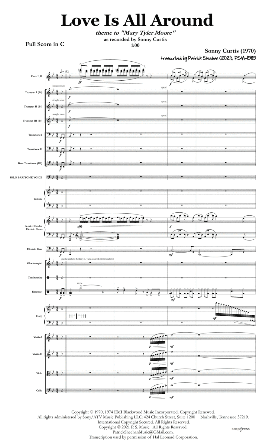 Love Is All Around (arr. Patrick Sheehan)