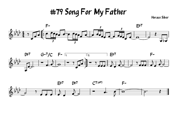 Song For My Father (arr. John Fries)