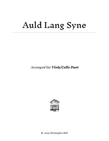 Auld Lang Syne - Easy Viola/Cello Duet (arr. Silent Home Records)