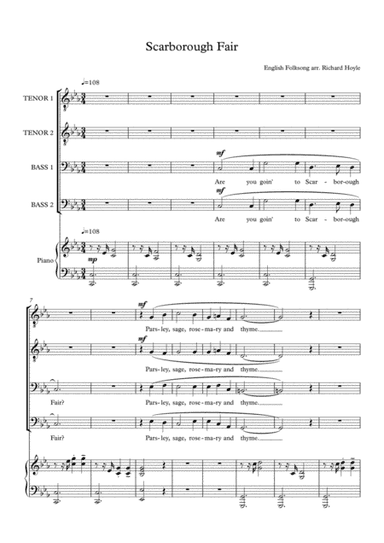 Scarborough Fair (arr. Richard Hoyle)