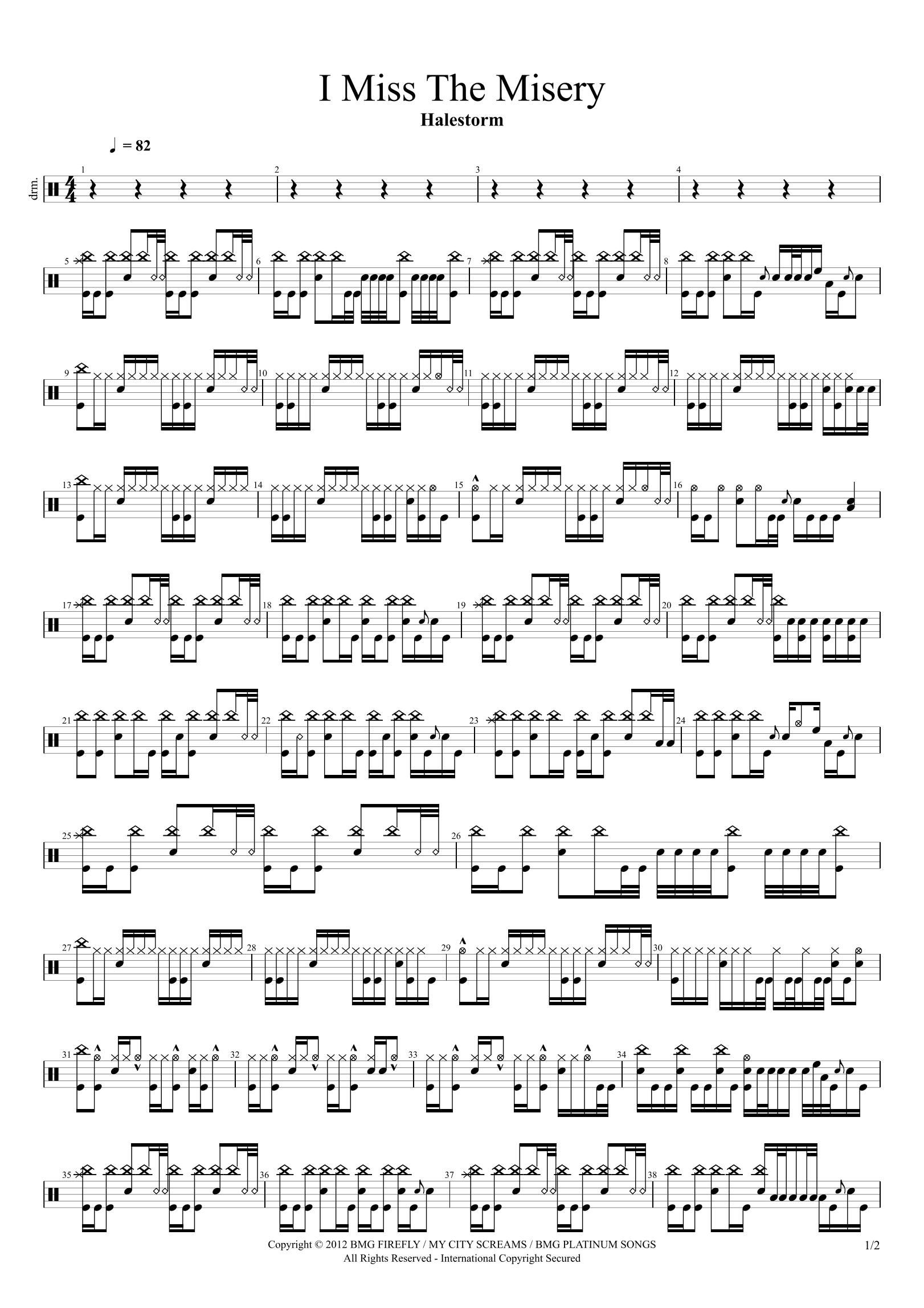 Miss The Misery (arr. Cyril Mayer)