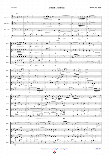 The Saint Louis Blues (arr. Josef STASTNY)