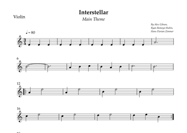 Interstellar (arr. Wesley S. SIlva)