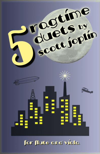 Five Ragtime Duets by Scott Joplin for Flute and Viola (arr. David McKeown)