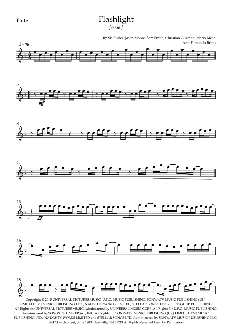 Flashlight (arr. Fernando Britto)