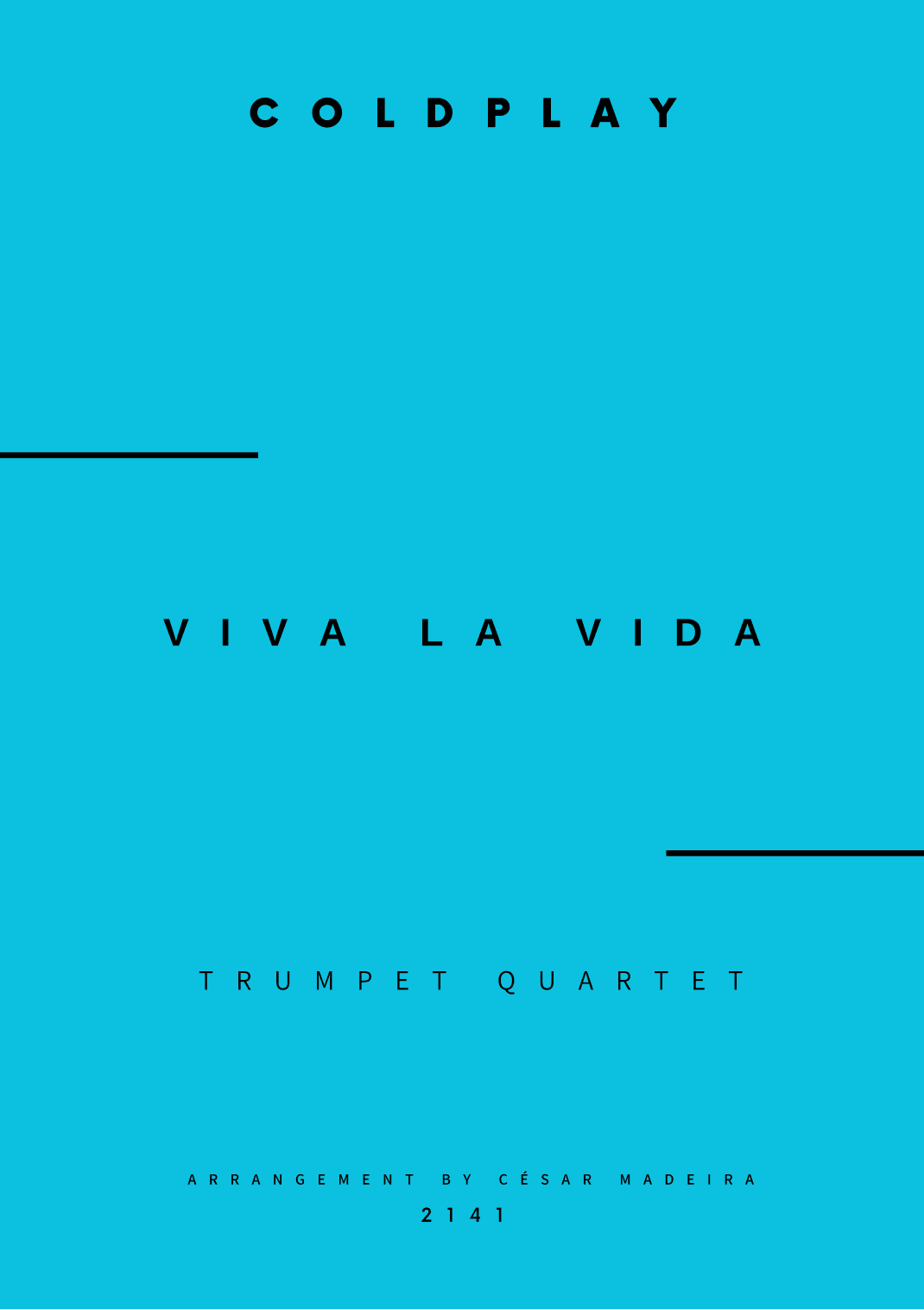 Viva La Vida - Score Only (arr. César Madeira)
