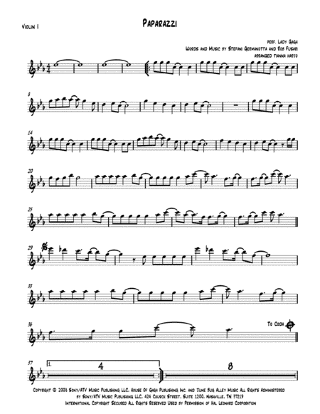 Paparazzi (arr. Tianna Heppner)