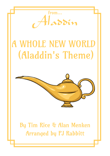 A Whole New World (aladdin's Theme) (arr. PJ RABBITT)