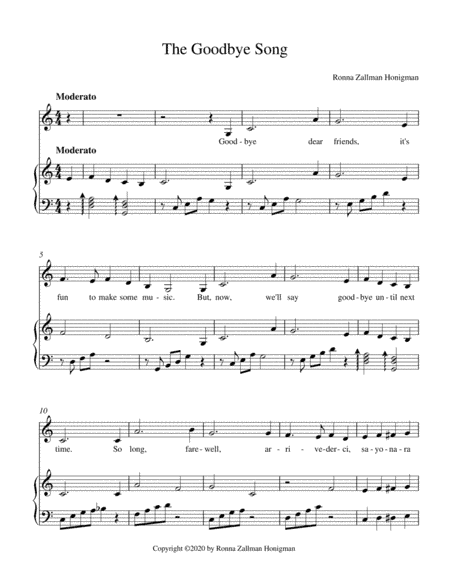 The Goodbye Song