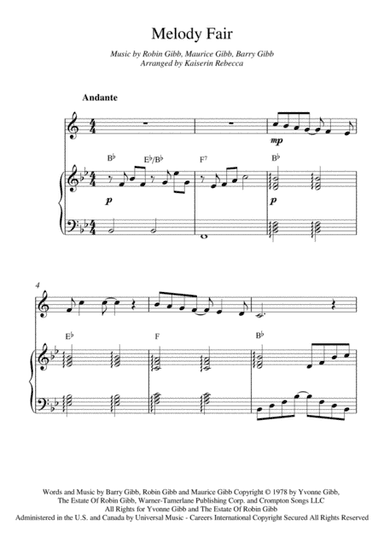Melody Fair (arr. Kaiserin Rebecca)