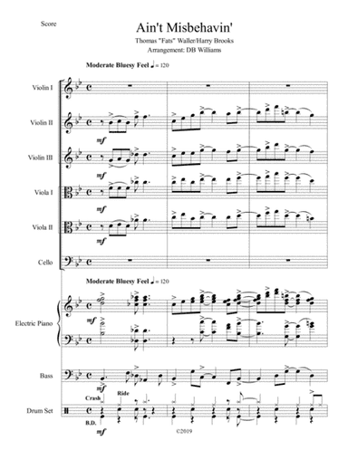 Ain't Misbehavin' (arr. DB Williams)