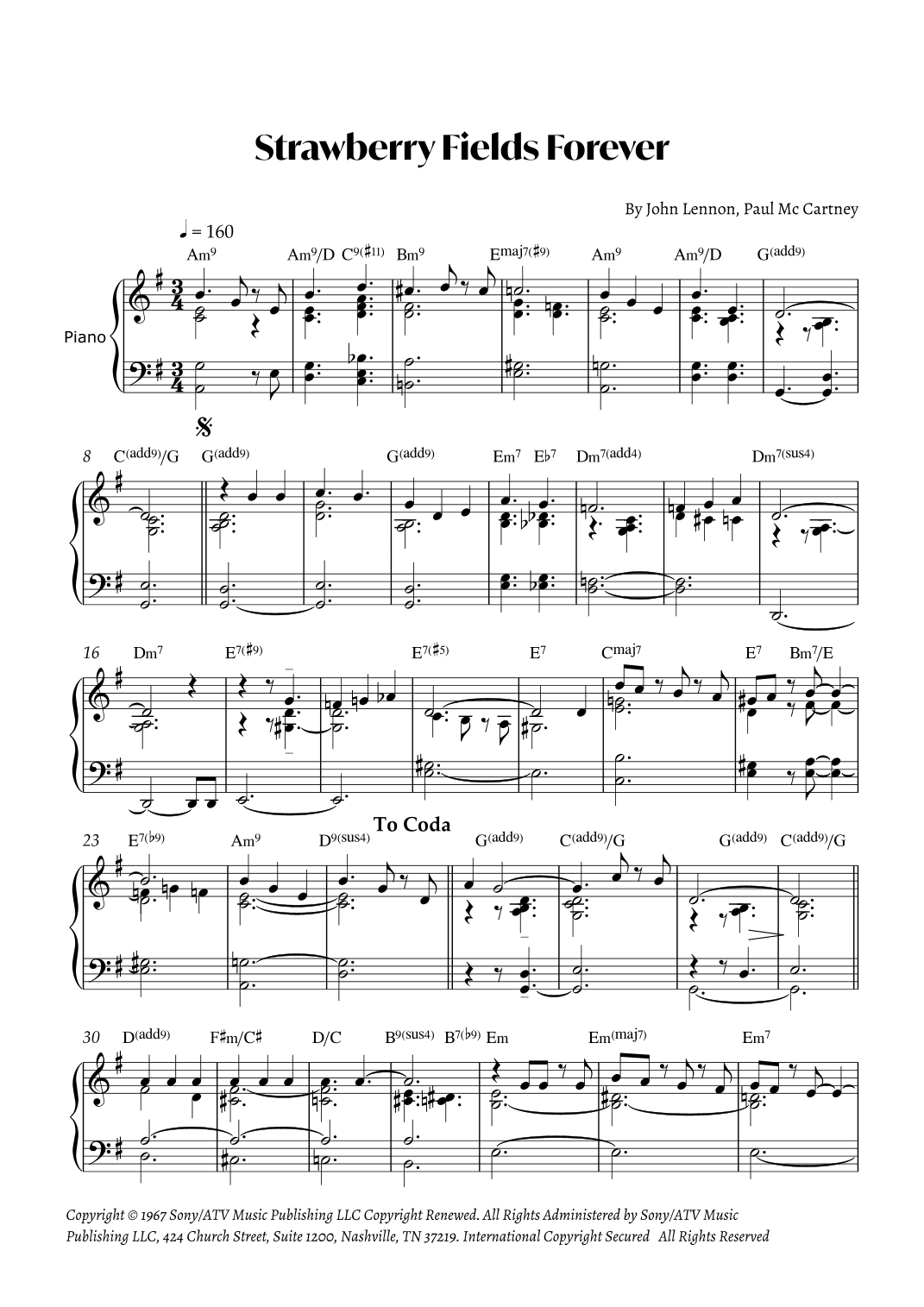Strawberry Fields Forever (arr. André Alberto Santos)