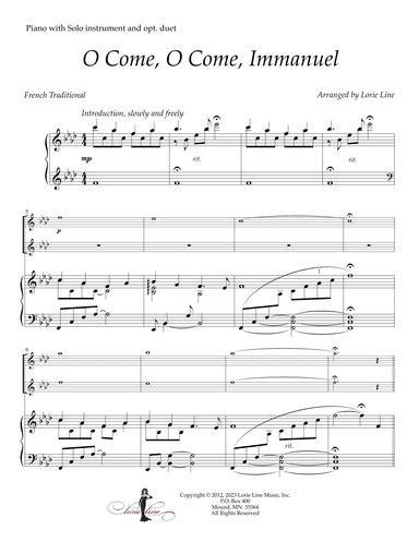 O Come, O Come, Immanuel (arr. Lorie Line)