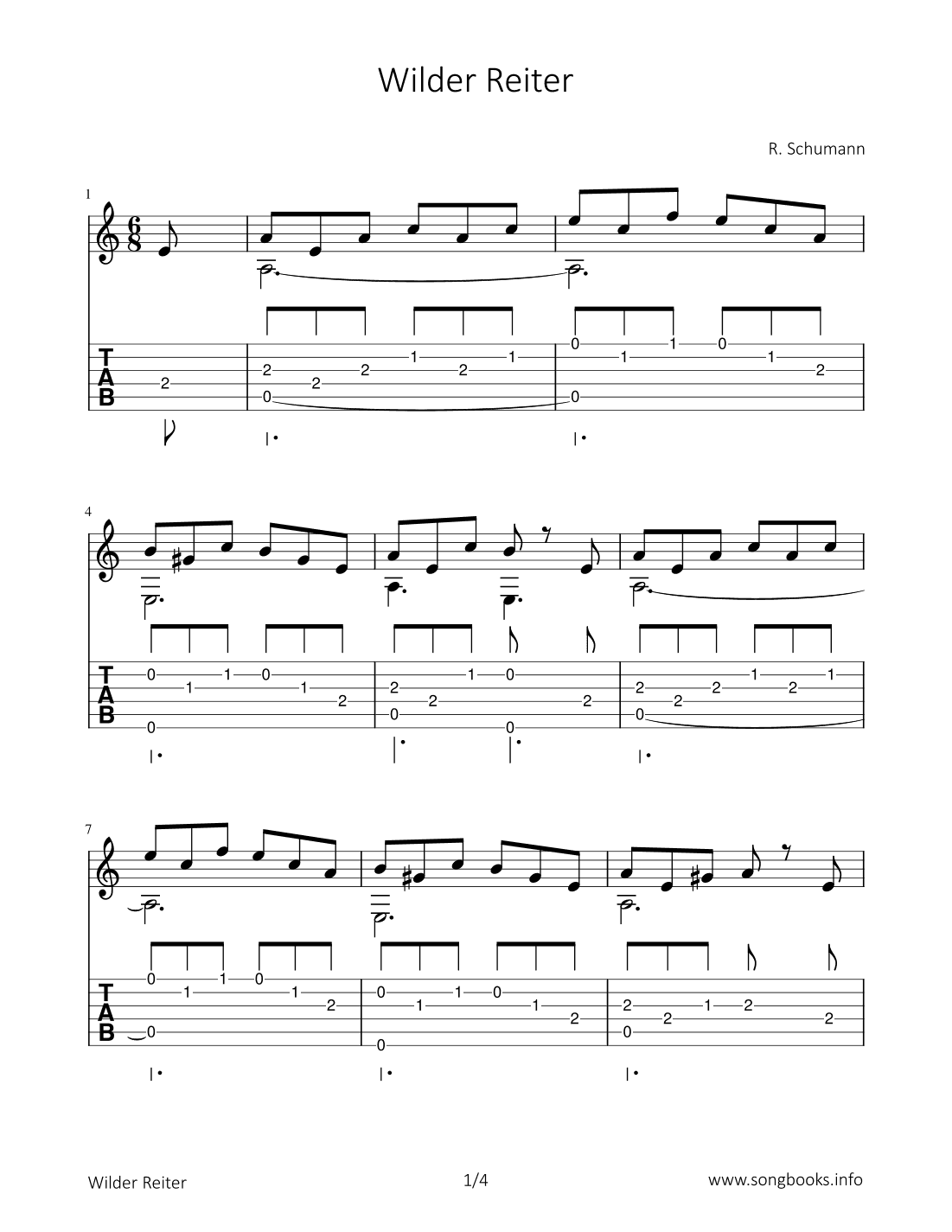 Wilder Reiter (arr. Bettina Schipp)