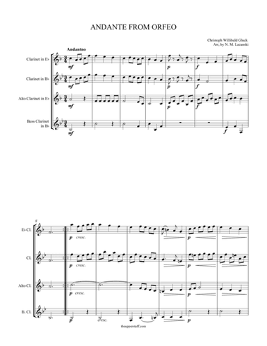 Andante from Orfeo (arr. Nick Lacanski)