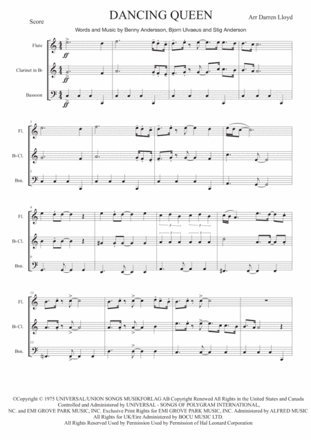 Dancing Queen (arr. Pott Shrigley Press)