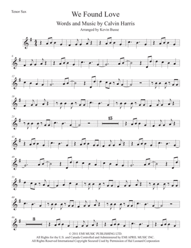We Found Love (arr. Kevin Busse)