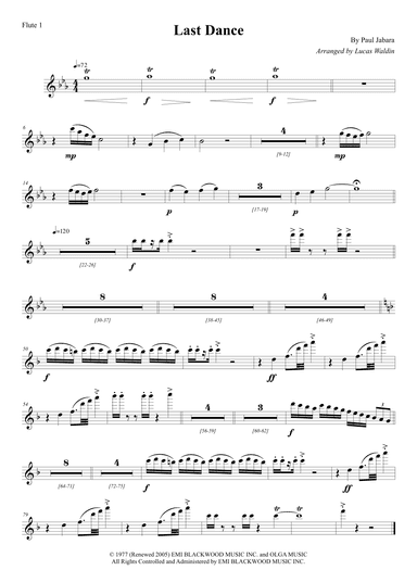 Last Dance (arr. Lucas Waldin)