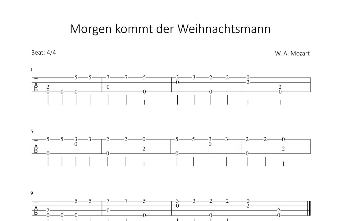 Morgen kommt der Weihnachtsmann (arr. Bettina Schipp)