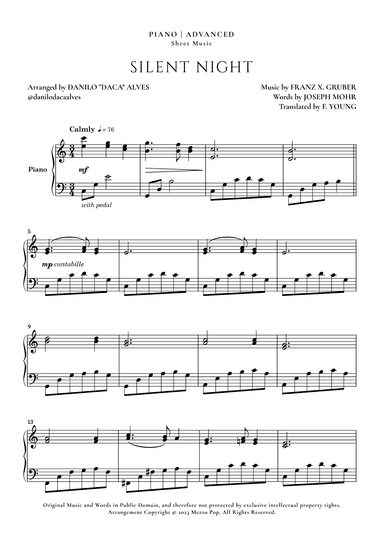 Silent Night (arr. Danilo "Daca" Alves)