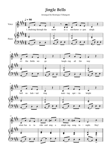 Jingle Bells (arr. Henrique F Mangoni)