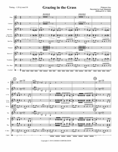 Grazing In The Grass (arr. Bandroom.com Publications)