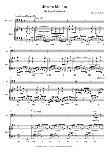 Juwita Malam (arr. Azrai Norzuki (M.A.N.))