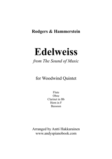 Edelweiss (arr. Antti Hakkarainen)