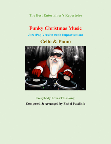 "Funky Christmas Music"-Piano Background for Cello and Piano (with Improvisation)