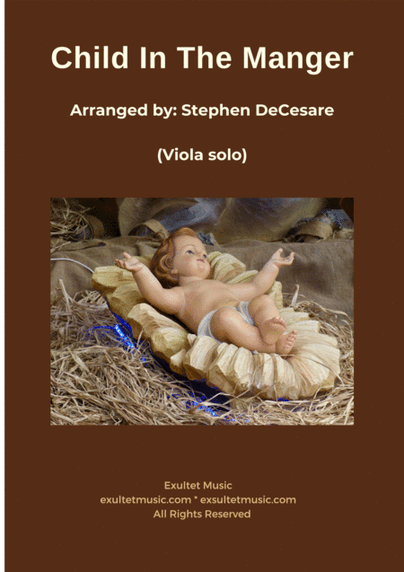 Child In The Manger (Viola solo and Piano) (arr. Stephen DeCesare)