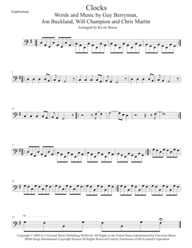 Clocks (arr. Kevin Busse)