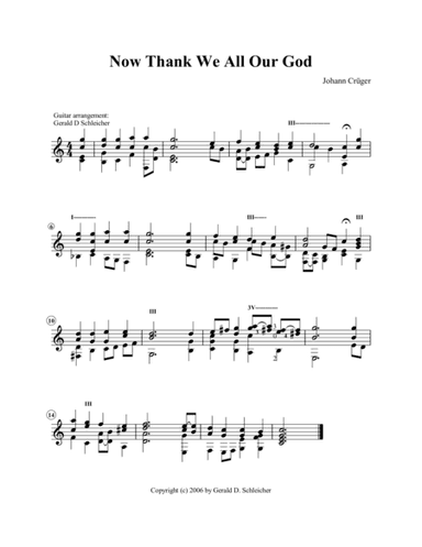Now Thank We All Our God (arr. Gerald Schleicher)