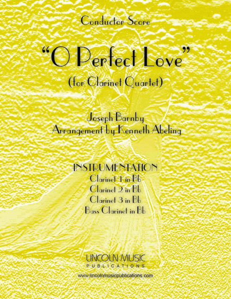 Barnby - O Perfect Love (for Clarinet Quartet) (arr. Kenneth Abeling)