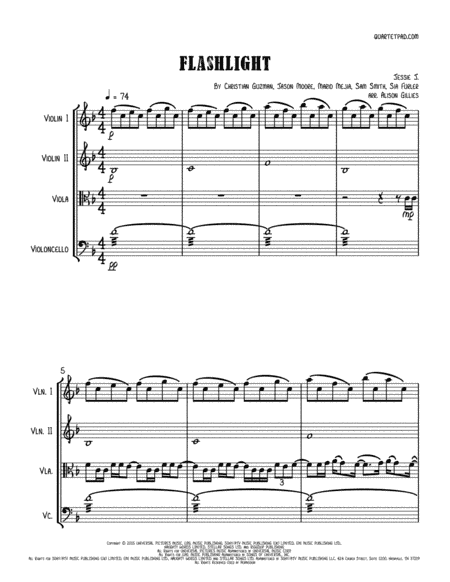 Flashlight (arr. Alison Gillies)