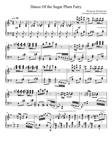 Dance of the Sugar Plum Fairy (arr. Zachary Corbett)